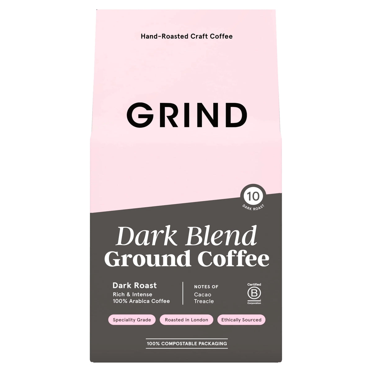 Dark Blend Ground Coffee 200g by GRIND