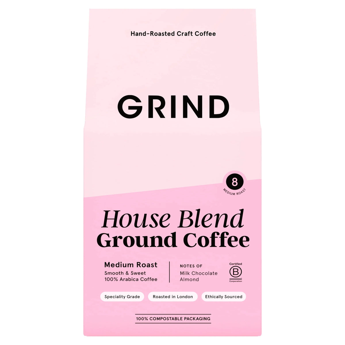 House Blend Ground Coffee, 200 Grams by GRIND