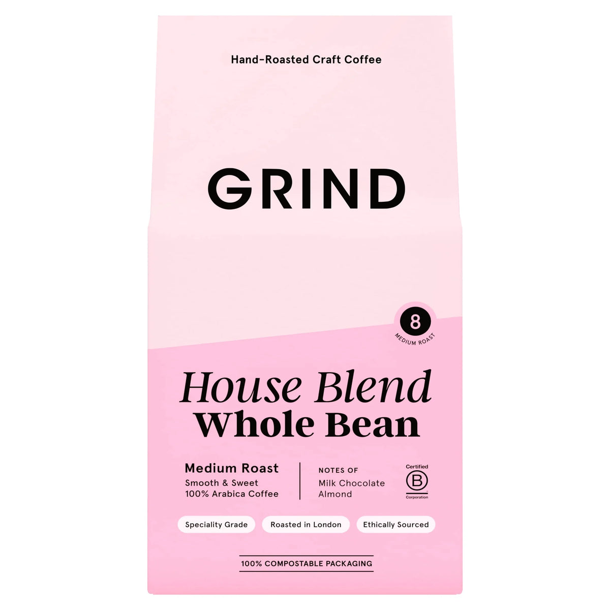 House Blend Whole Bean Coffee 200g by GRIND