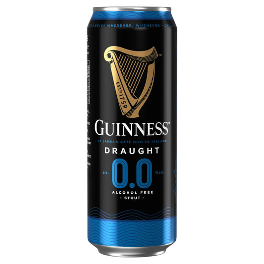 0.0% Alcohol Free Draught Stout 4x440ml by GUINNESS