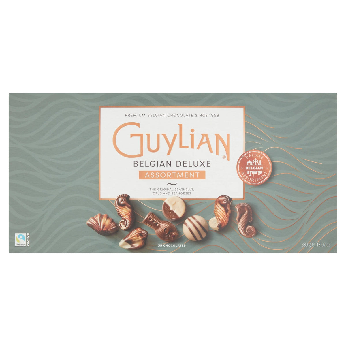 Belgian Deluxe Assortment 369g by GUYLIAN at The British Vault