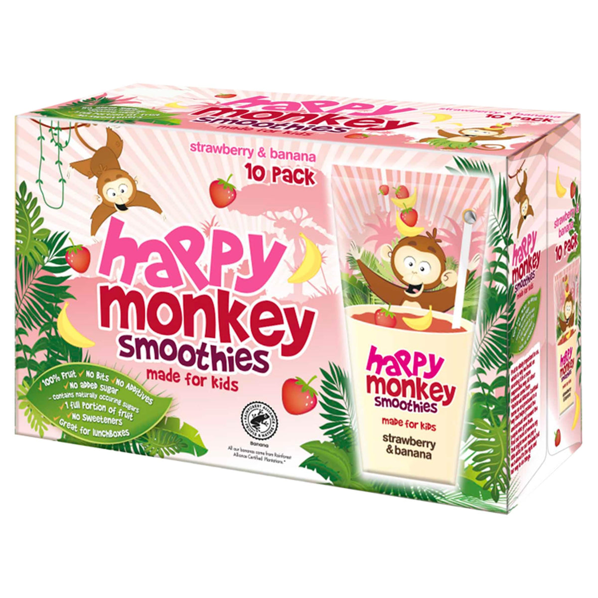 Smoothies Strawberry & Banana 10 by HAPPY MONKEY