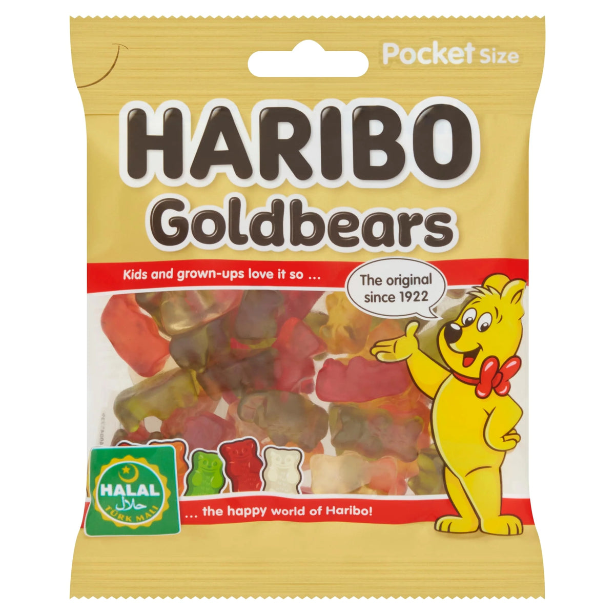 Halal Goldbears 100g by HARIBO