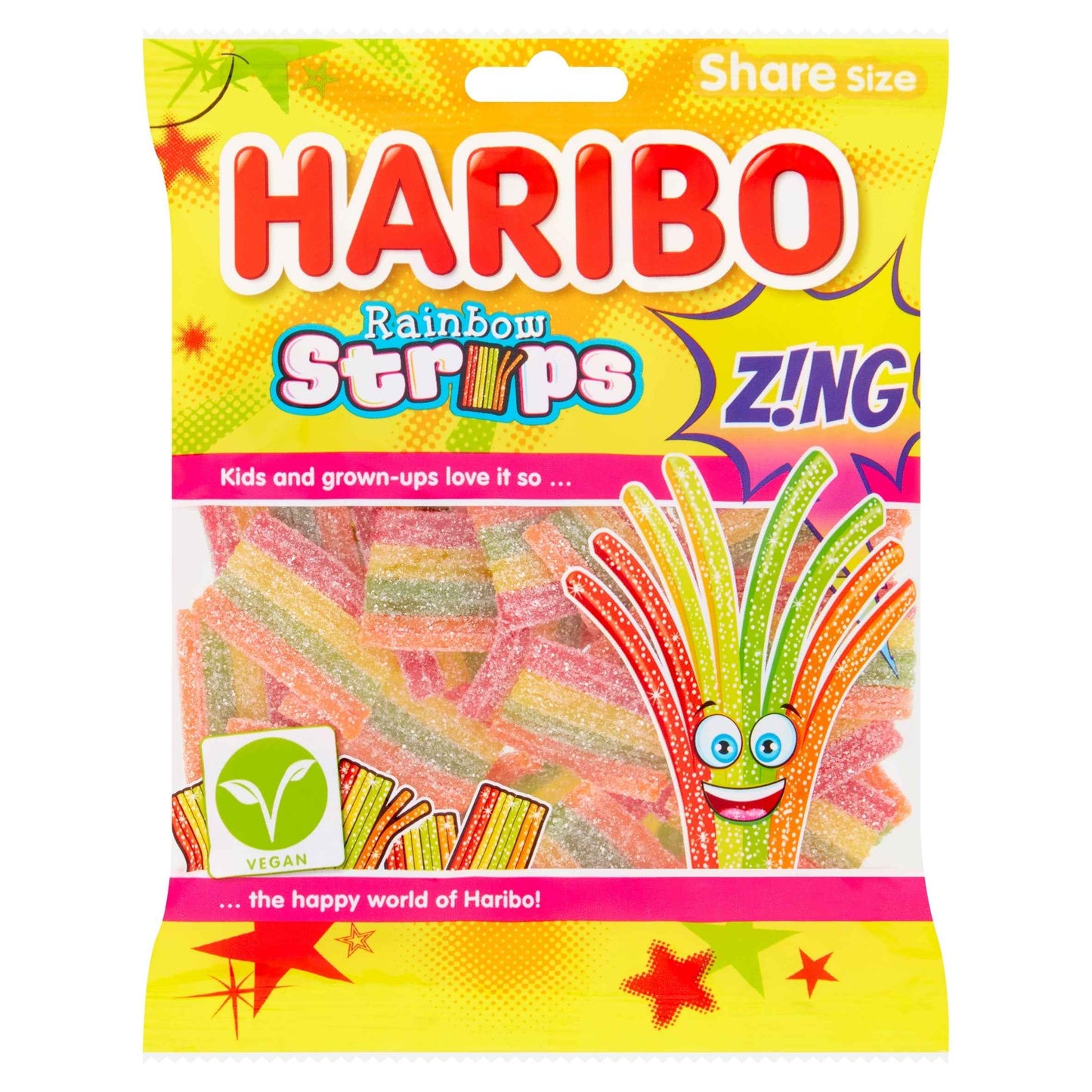 Rainbow Strips 130g by HARIBO