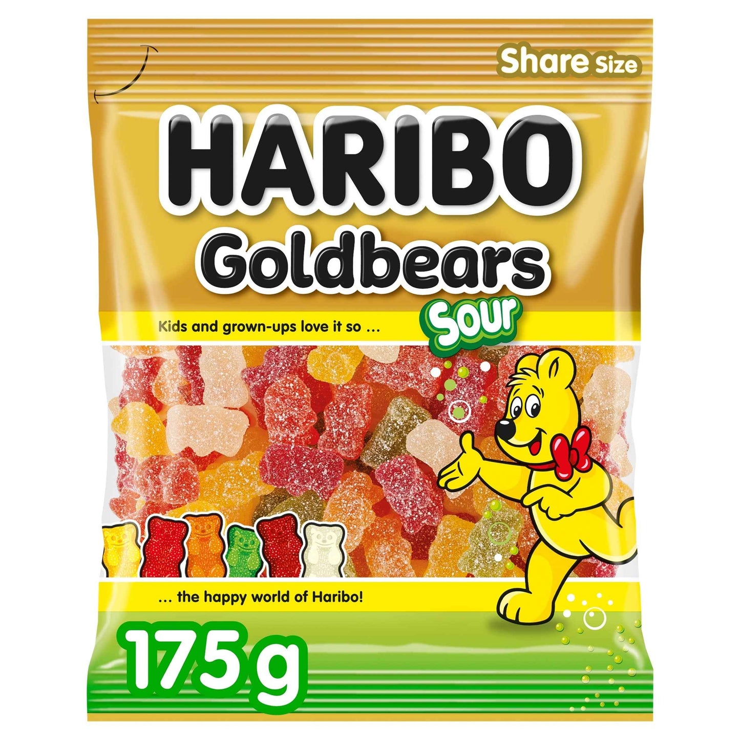 Sour Goldbears 175g by HARIBO