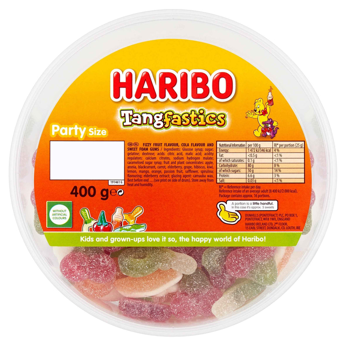 Tangfastics 400g by HARIBO