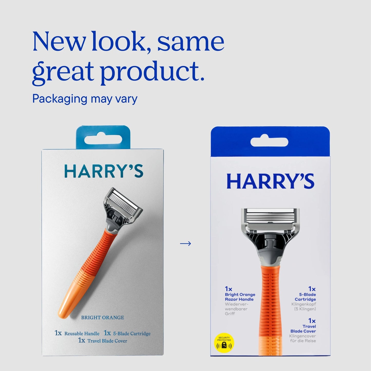 5 Blade Razor, Bright Orange by HARRY'S