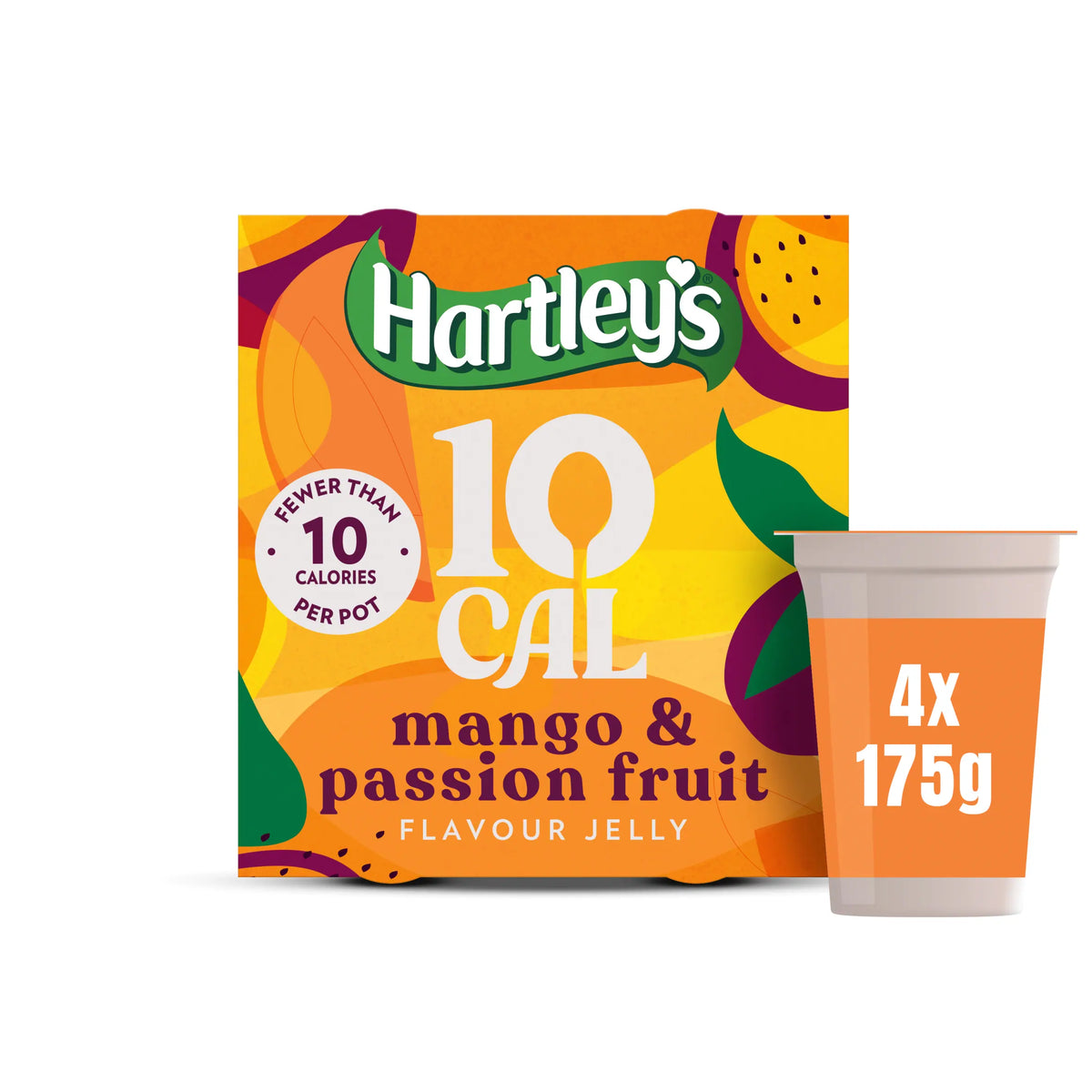 Hartley's 10 Cal Mango & Passionfruit Jelly by HARTLEYS at The British Vault