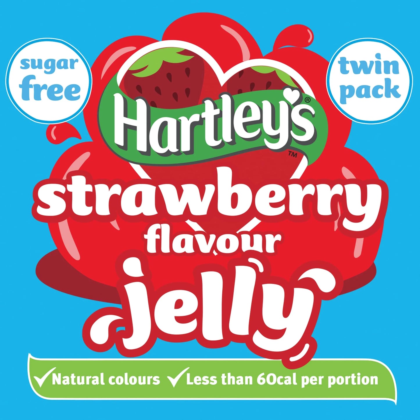 Sugar Free Jelly Strawberry 23g by HARTLEYS