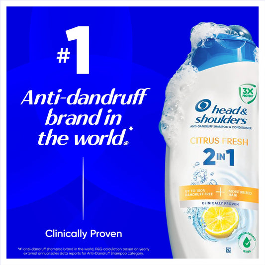 2 In 1 Citrus Fresh Shampoo by HEAD & SHOULDERS