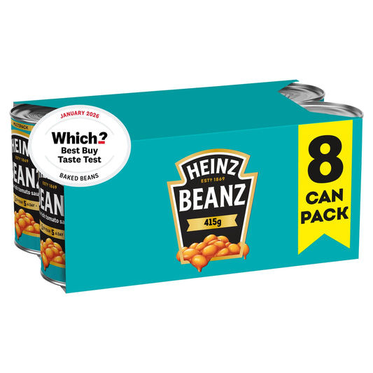 Baked Beans In Tomato Sauce 8 X 415g by HEINZ