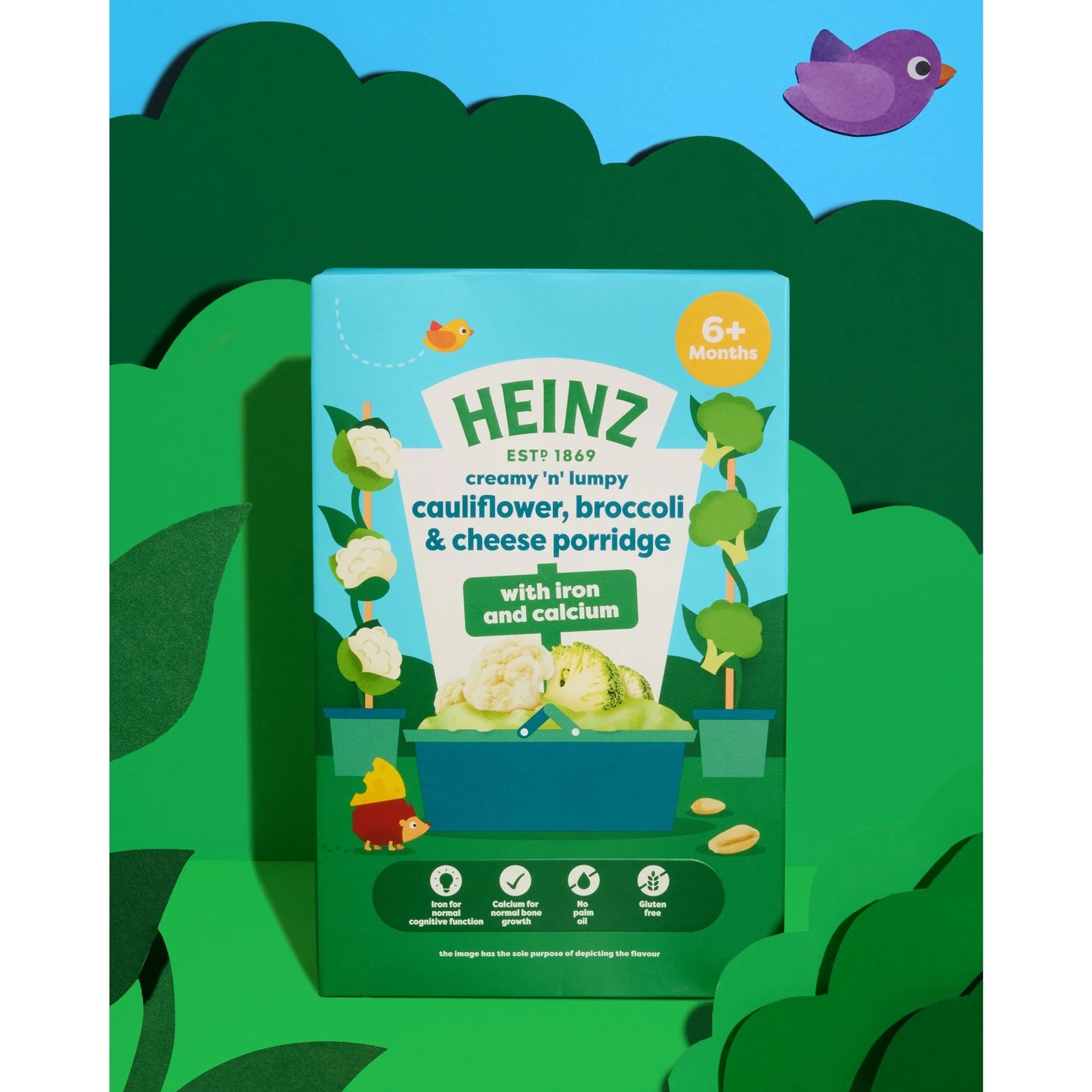 Cauliflower Broccoli & Cheese Porridge by HEINZ