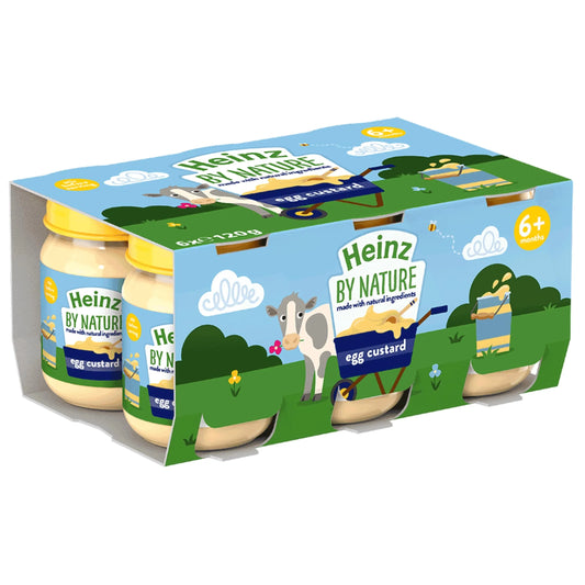 Egg Custard Baby Food Jar 120g by HEINZ