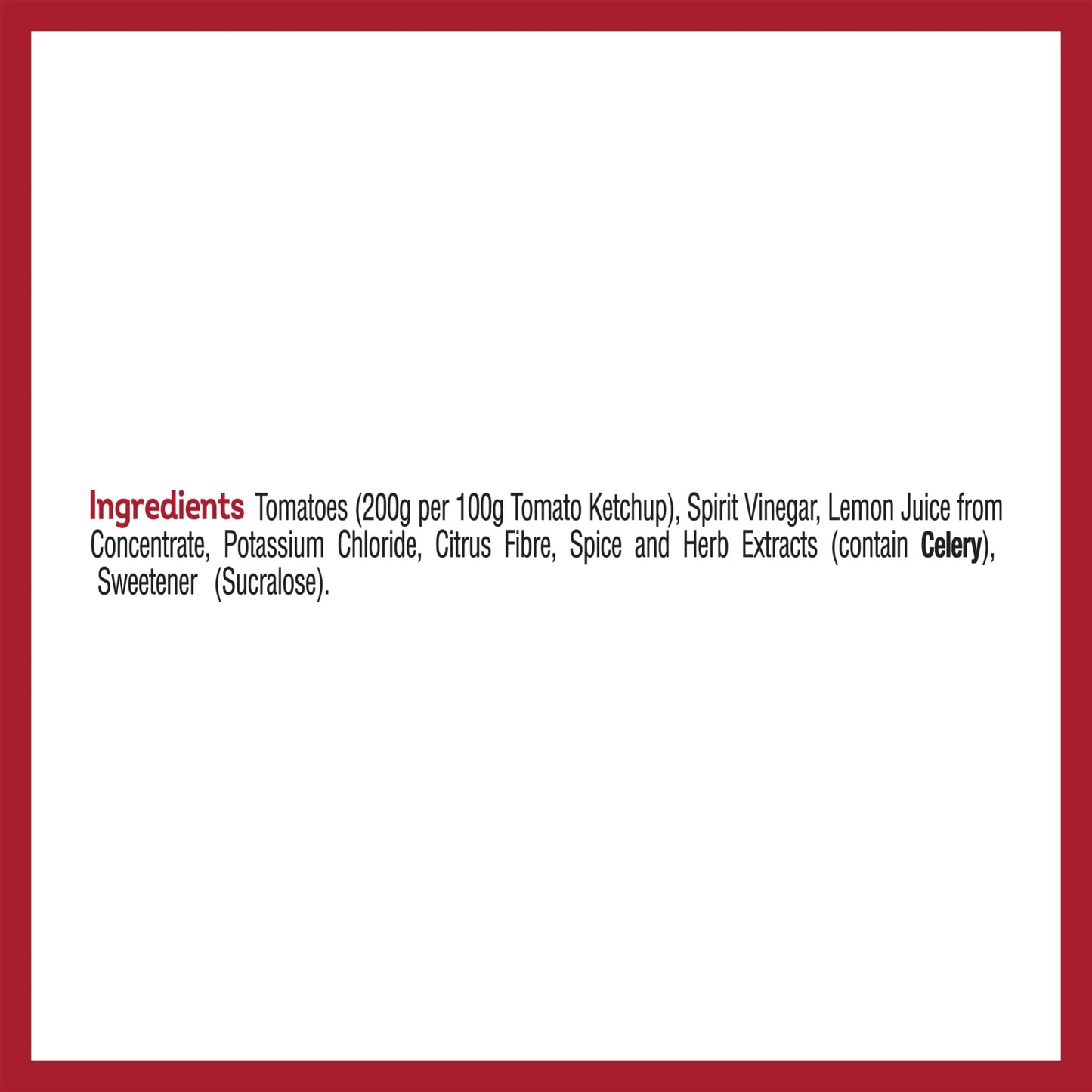 Tomato Ketchup Zero No Added Sugar & by HEINZ