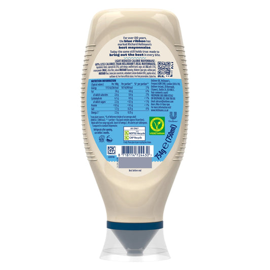Light Mayonnaise Squeezy 750ml by HELLMANN'S