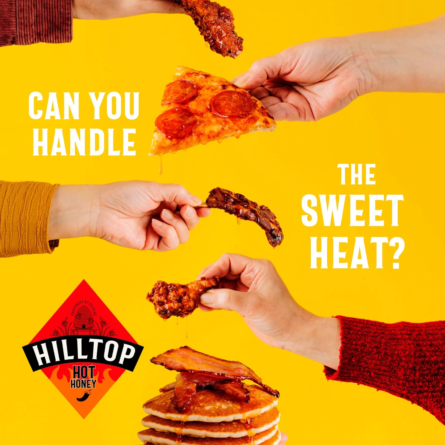 Hot Honey 340g by HILLTOP