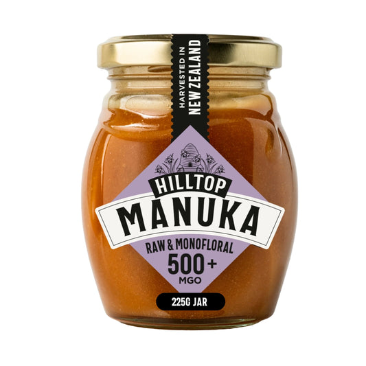 Premium Manuka Honey 500+ Mgo 225g by HILLTOP