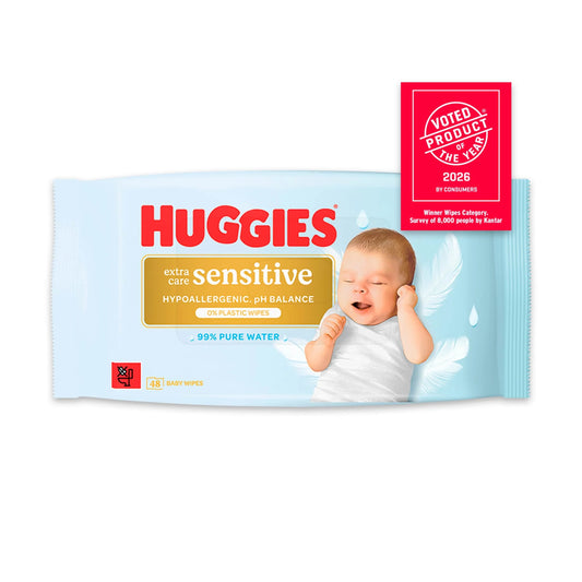 Extra Care Sensitive Baby Wipes 48 by HUGGIES