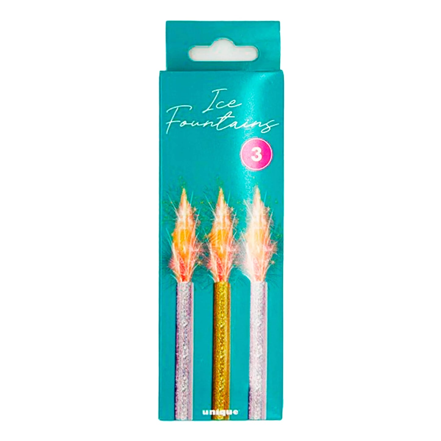 Ice Fountain Sparklers 3pk by UNIQUE PARTY