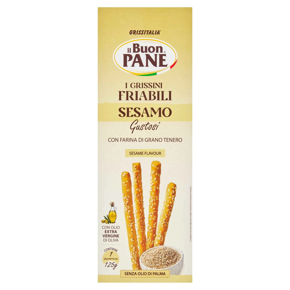 Sesame Breadsticks 125g by il Buon PANE
