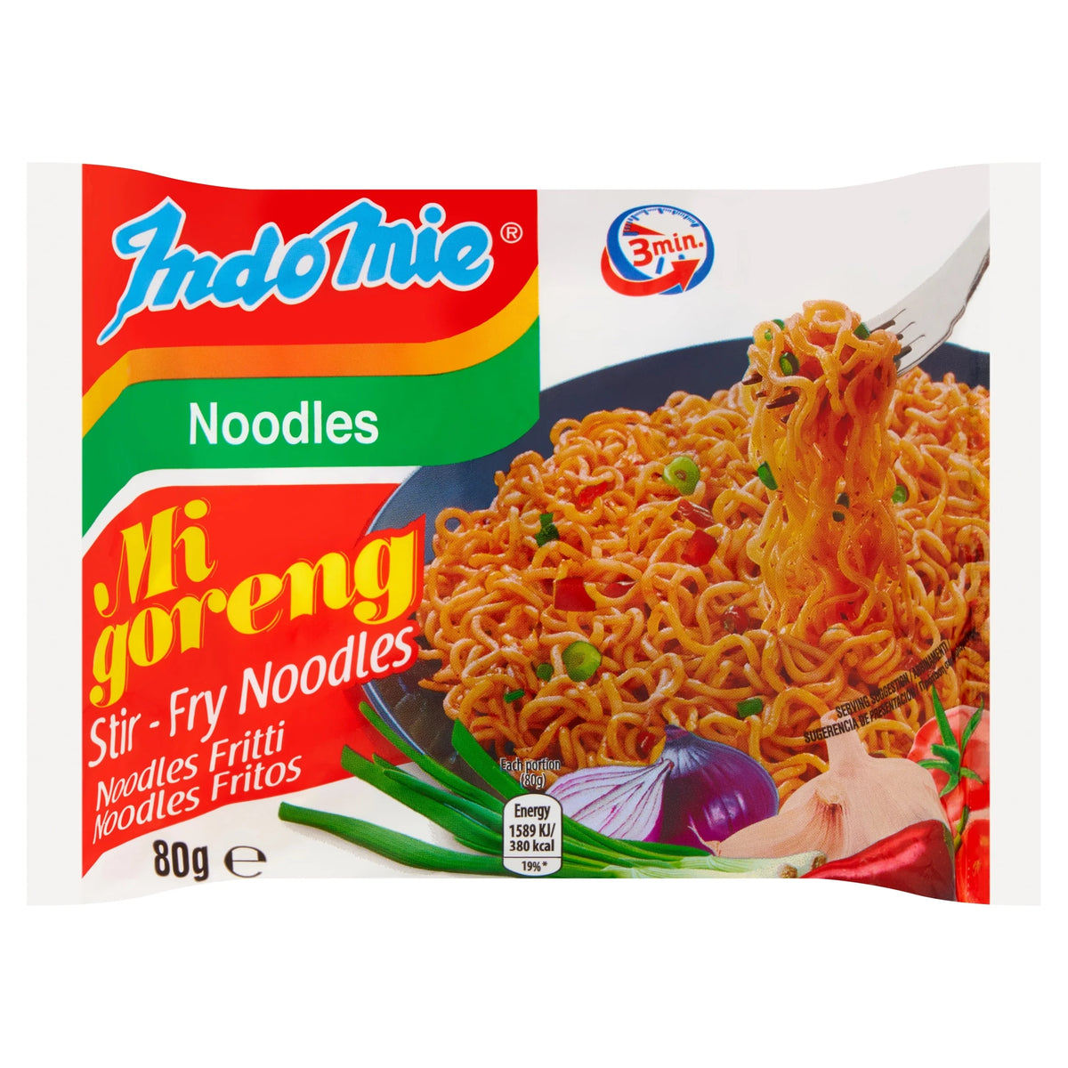 Indomie Mi Goreng Stir-fry Noodles 80g by INDO MIE