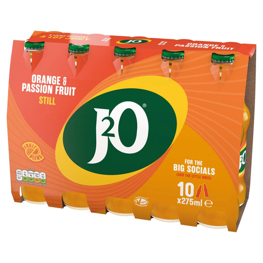 Orange & Passion Fruit 10x275ml by J2O