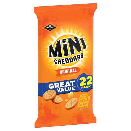 Mini Cheddars - Original 22 Pack 506g by JACOB'S