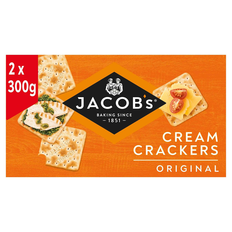 Original Cream Crackers Twin Pack by JACOB'S