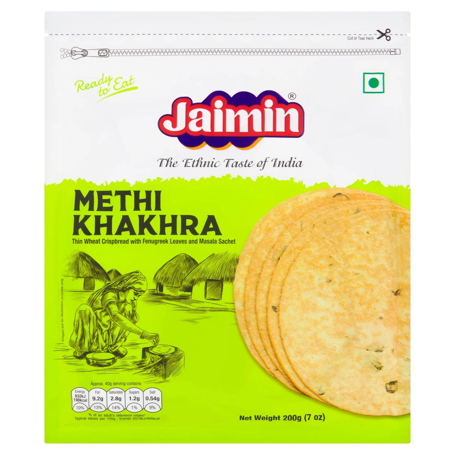 Methi Khakhra 200g by Jaimin