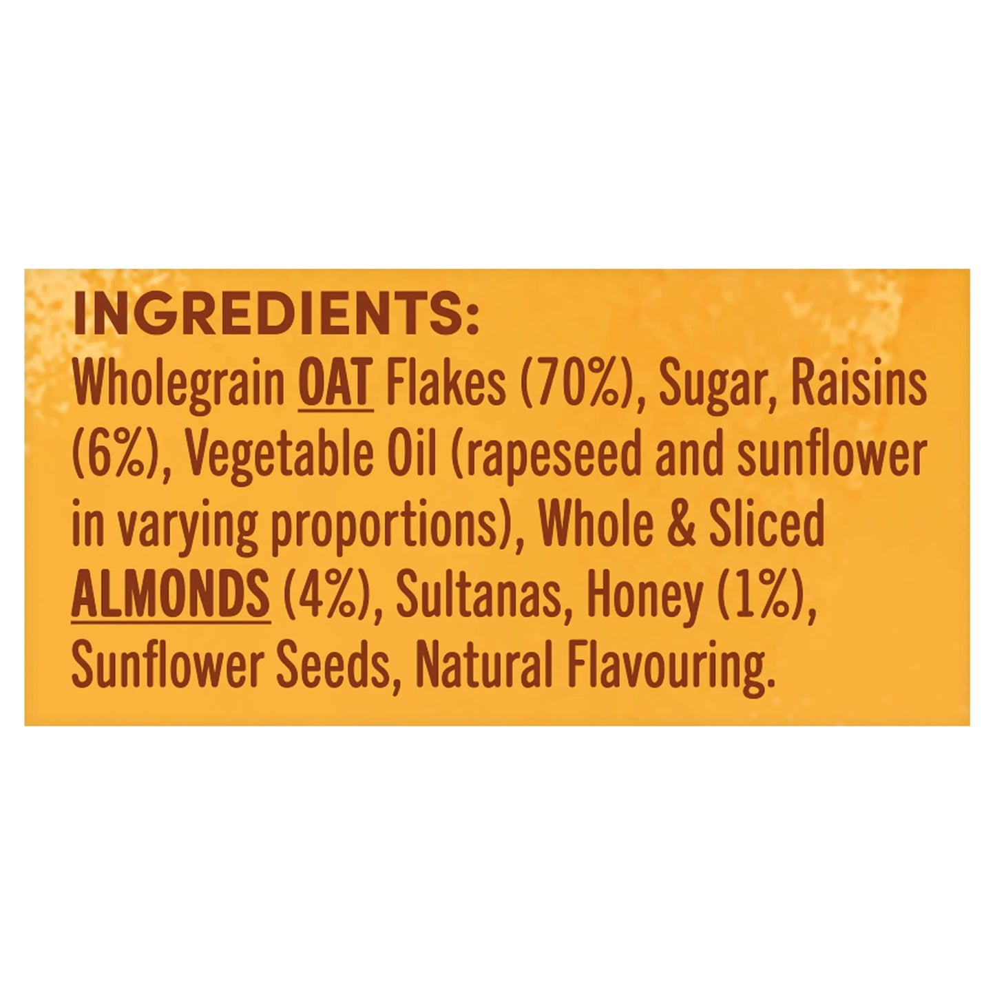 Crunchy Granola Raisin Almond 750g by JORDANS