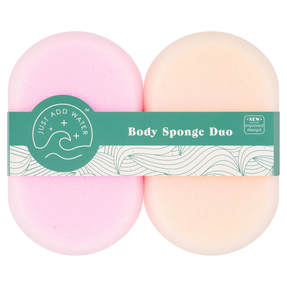 Body Sponge Duo by JUST ADD WATER