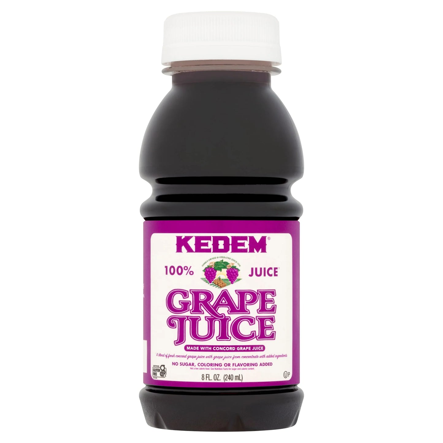 100% Grape Juice Concord 240ml by KEDEM