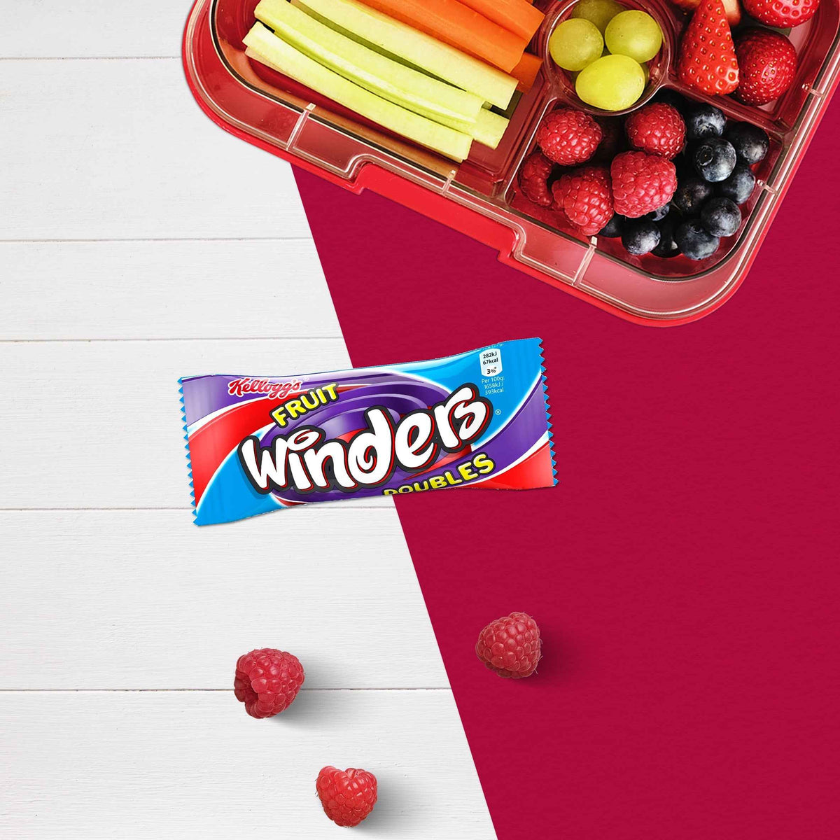 Fruit Winders Doubles Strawberry & by Kellogg's