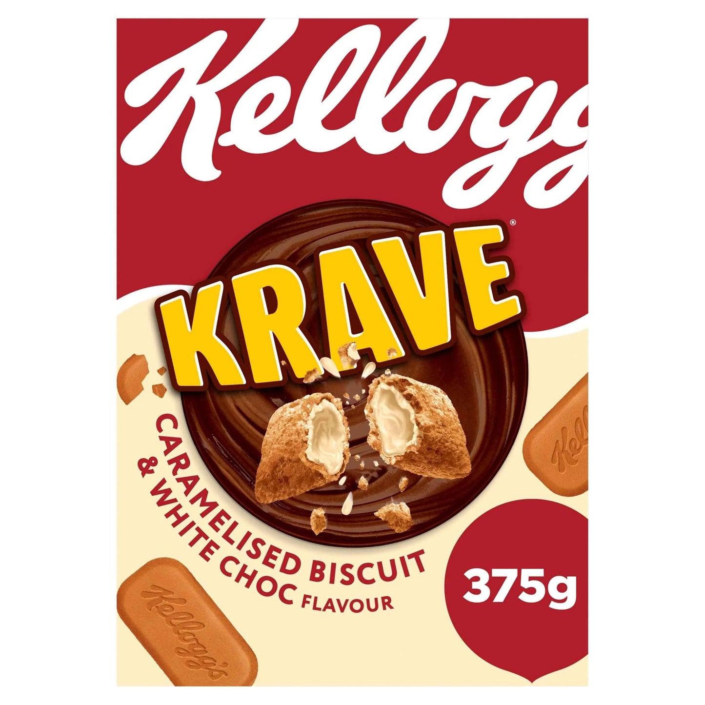 Krave Caramelised Biscuit & White by Kellogg's