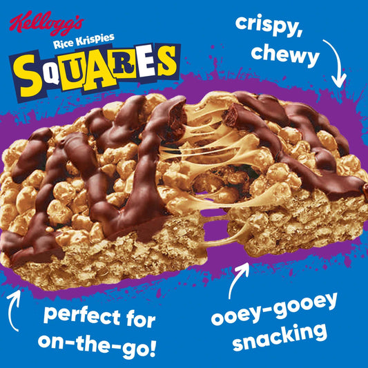 Rice Krispies Squares Chocolate & Honeycomb Multipack, by Kellogg's