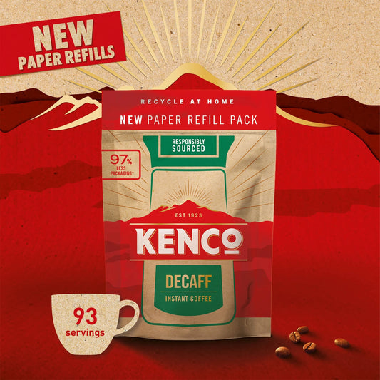 Decaff Instant Coffee Paper Refill 150g by KENCO