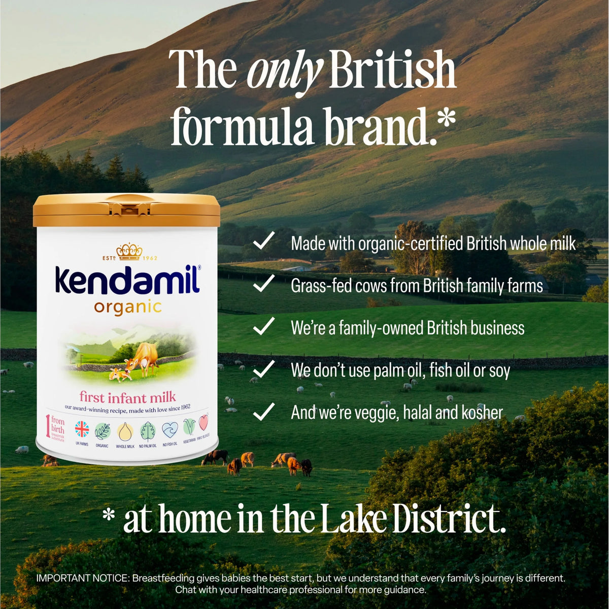 Organic Stage 1 First Infant Milk by KENDAMIL