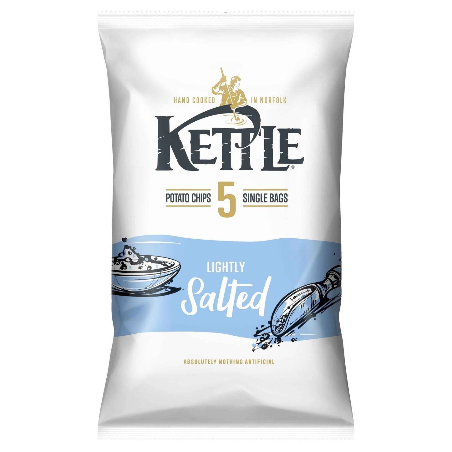 Lightly Salted Crisps 5 X 25g by KETTLE