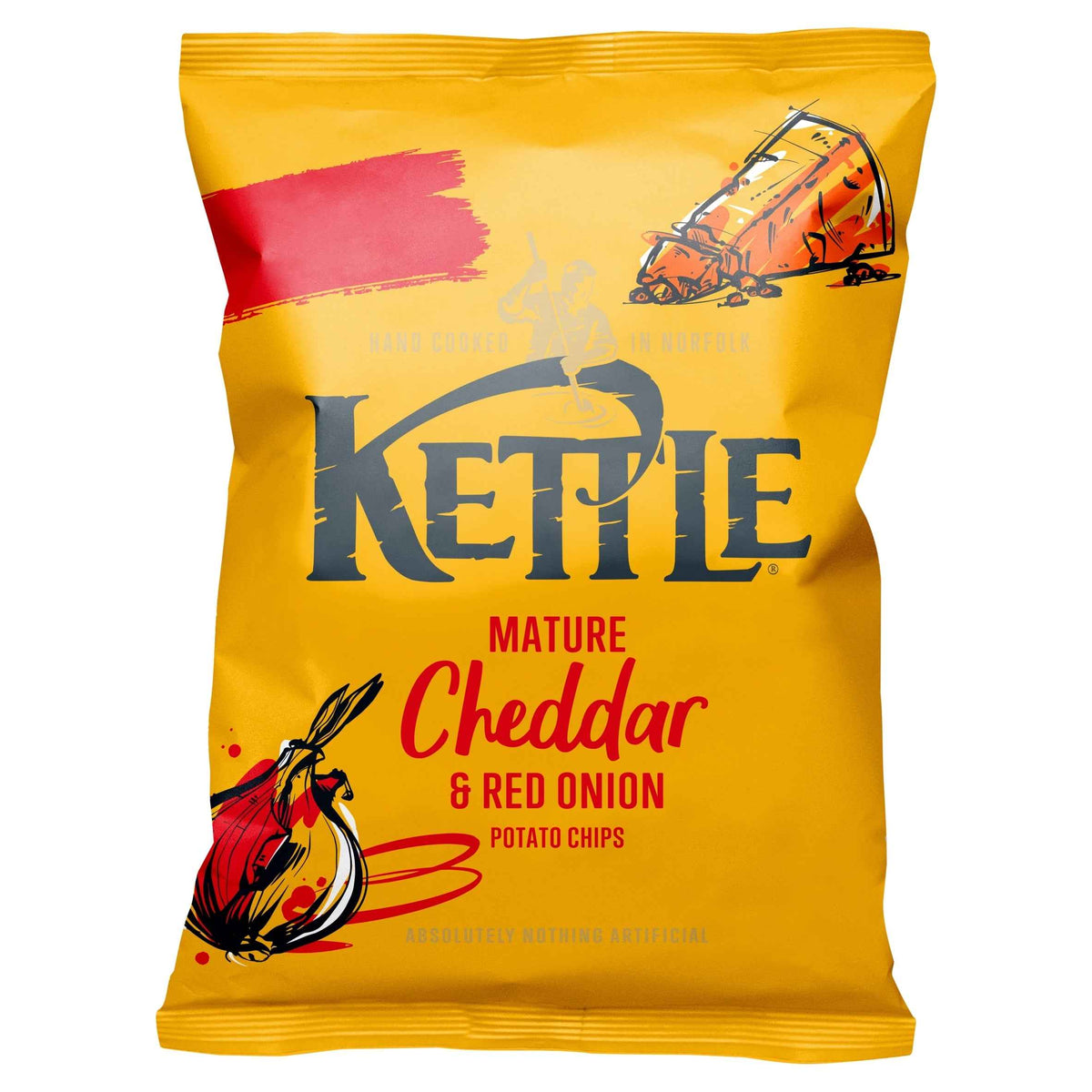 Mature Cheddar & Red Onion Potato by KETTLE