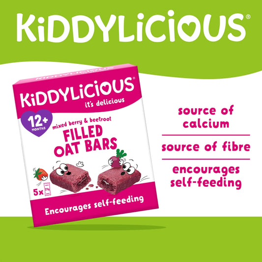 Berry & Beetroot Oat Bars 5x21g by KIDDYLICIOUS