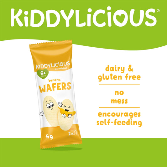 Kiddylicious Wafers Banana 40g by BOB BON BUDDIES
