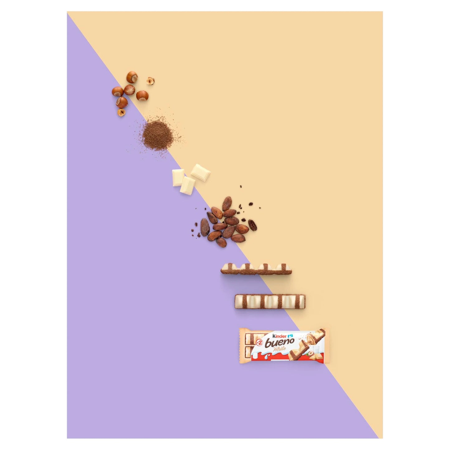 Bueno White Chocolate Bars Multipack 3 by KINDER