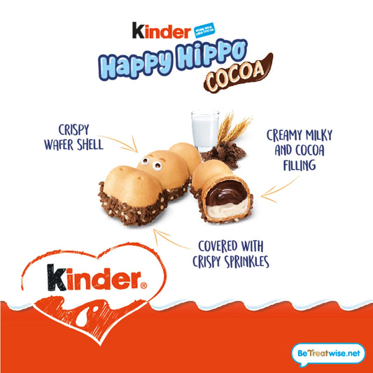 Happy Hippo Cocoa Cream 5 Pack by KINDER