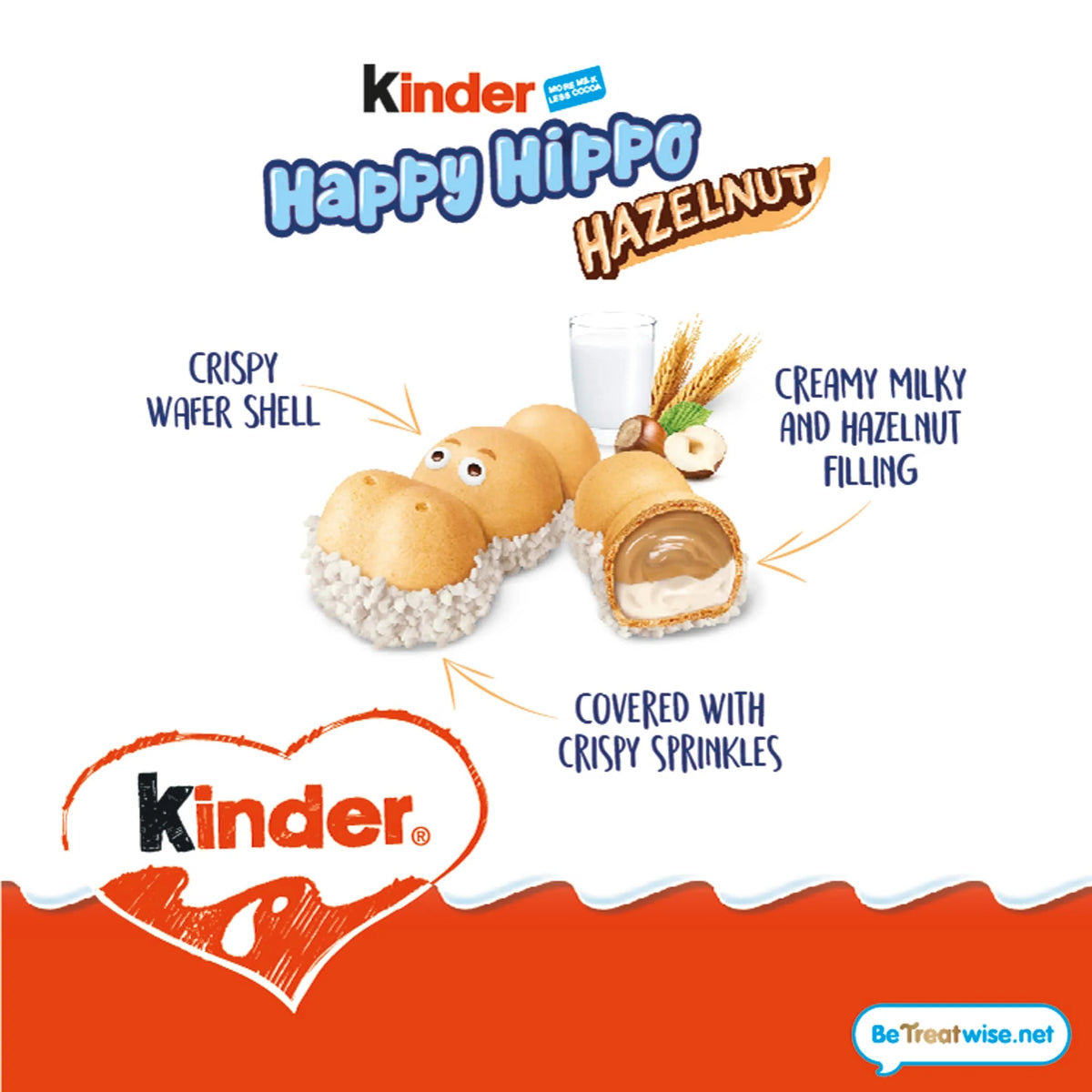 Happy Hippo Single 20.7g by KINDER