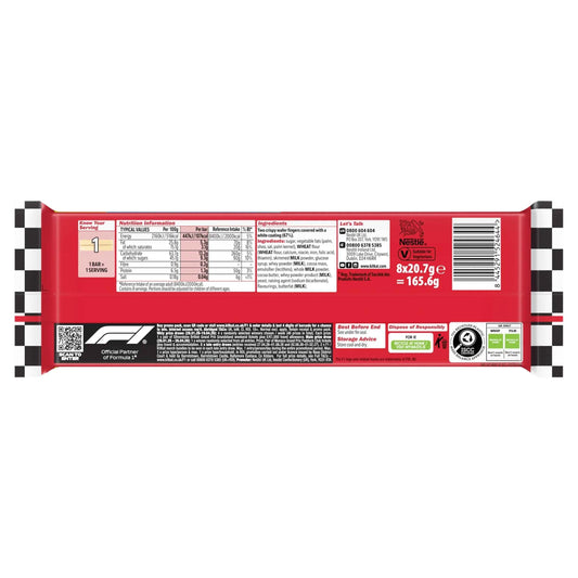 2 Finger White Biscuit Bars 8 Pack by KITKAT