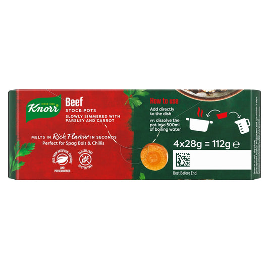 Beef Stock Pot 4 X 28g by Knorr