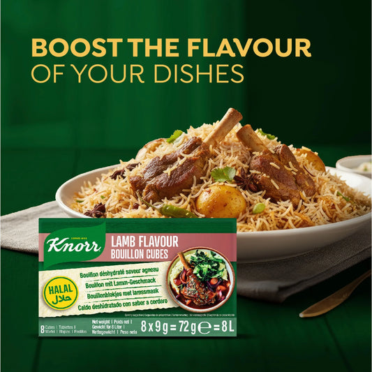 Lamb Bouillon Stock Cubes 8 Pk 72g by Knorr
