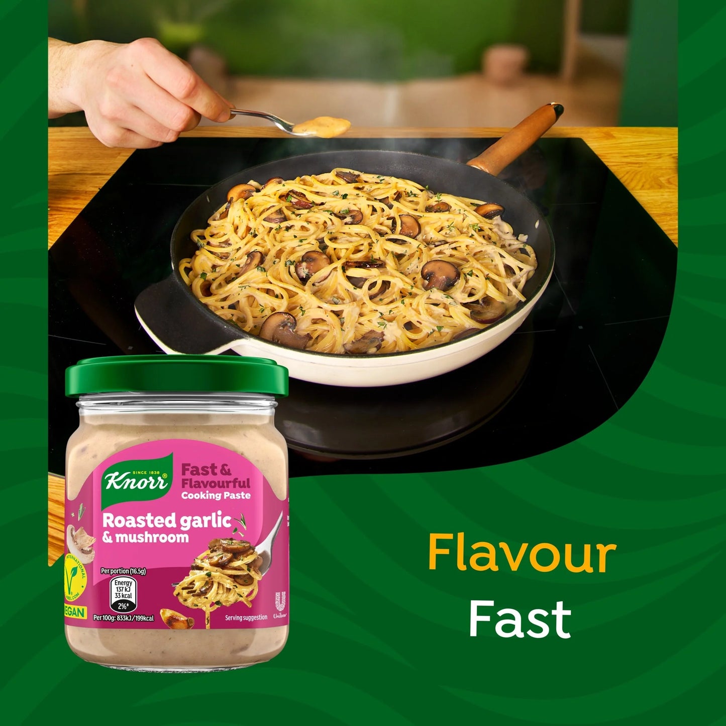Roasted Garlic & Mushroom Cooking Paste by Knorr