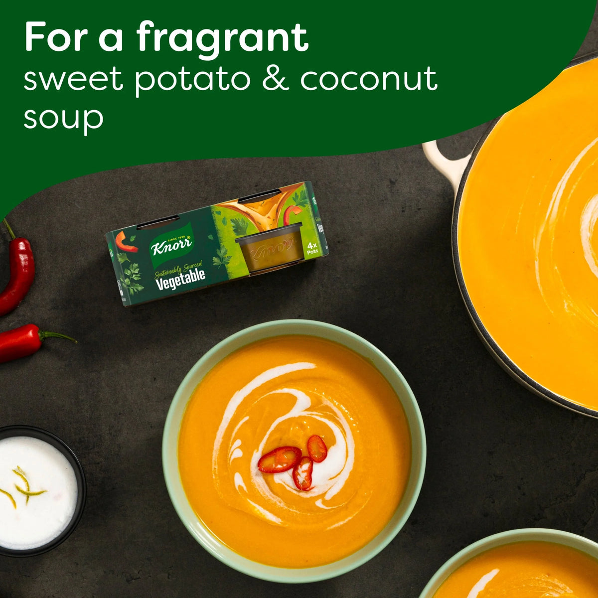 Vegetable Stock Pot 4x28g by Knorr