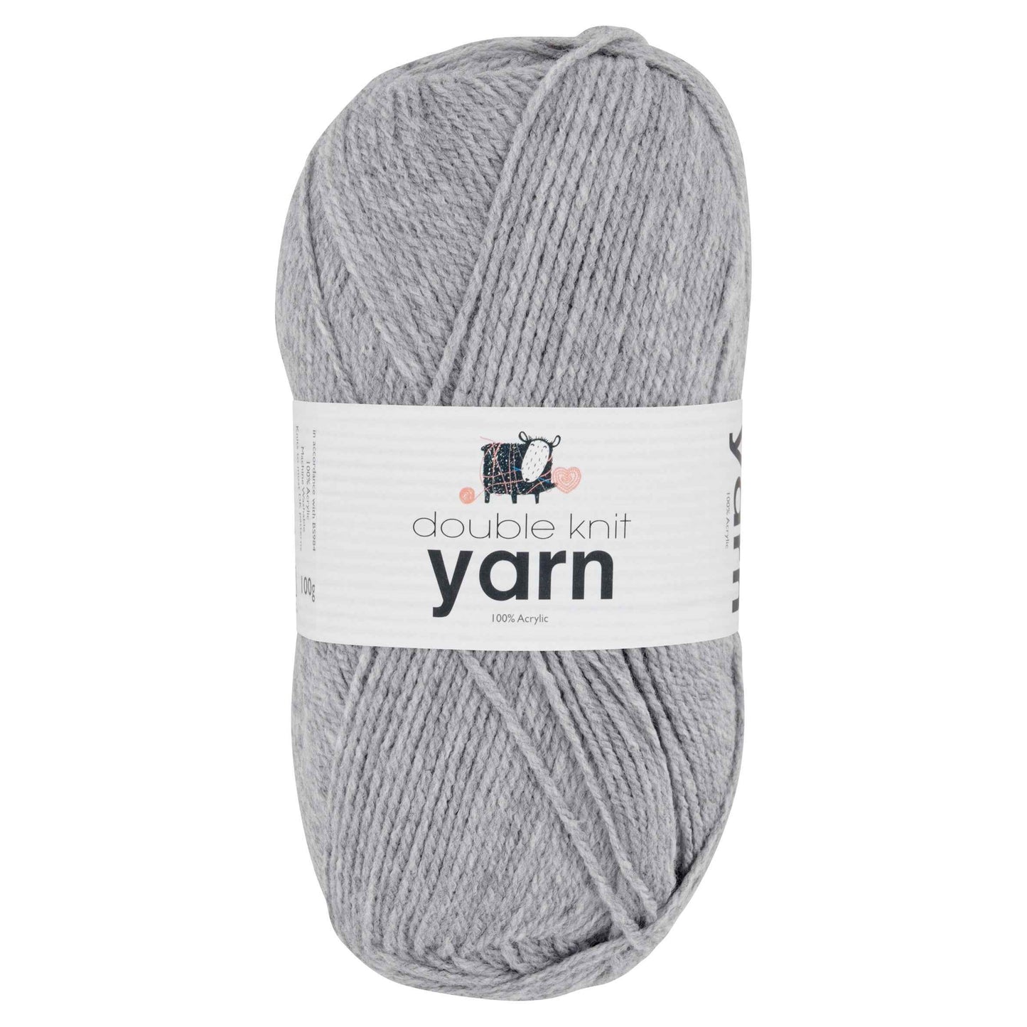 Dk Yarn Light Grey 100g by KORBOND